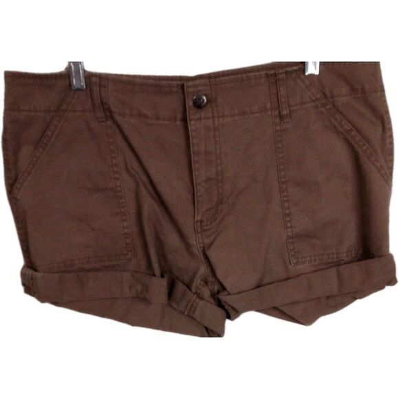 Women's Magellan‎ Brown Shorts Adjustable Length Size 16 - Picture 1 of 16